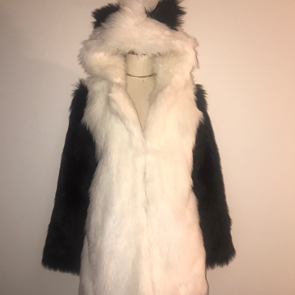 Faux fur coat